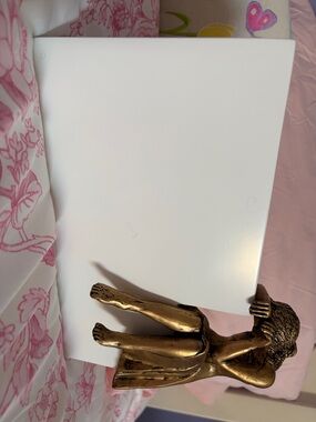 Cremation Urn, Gold Ballerina.  Hand made from Poland.  Holds up to 300 lbs.